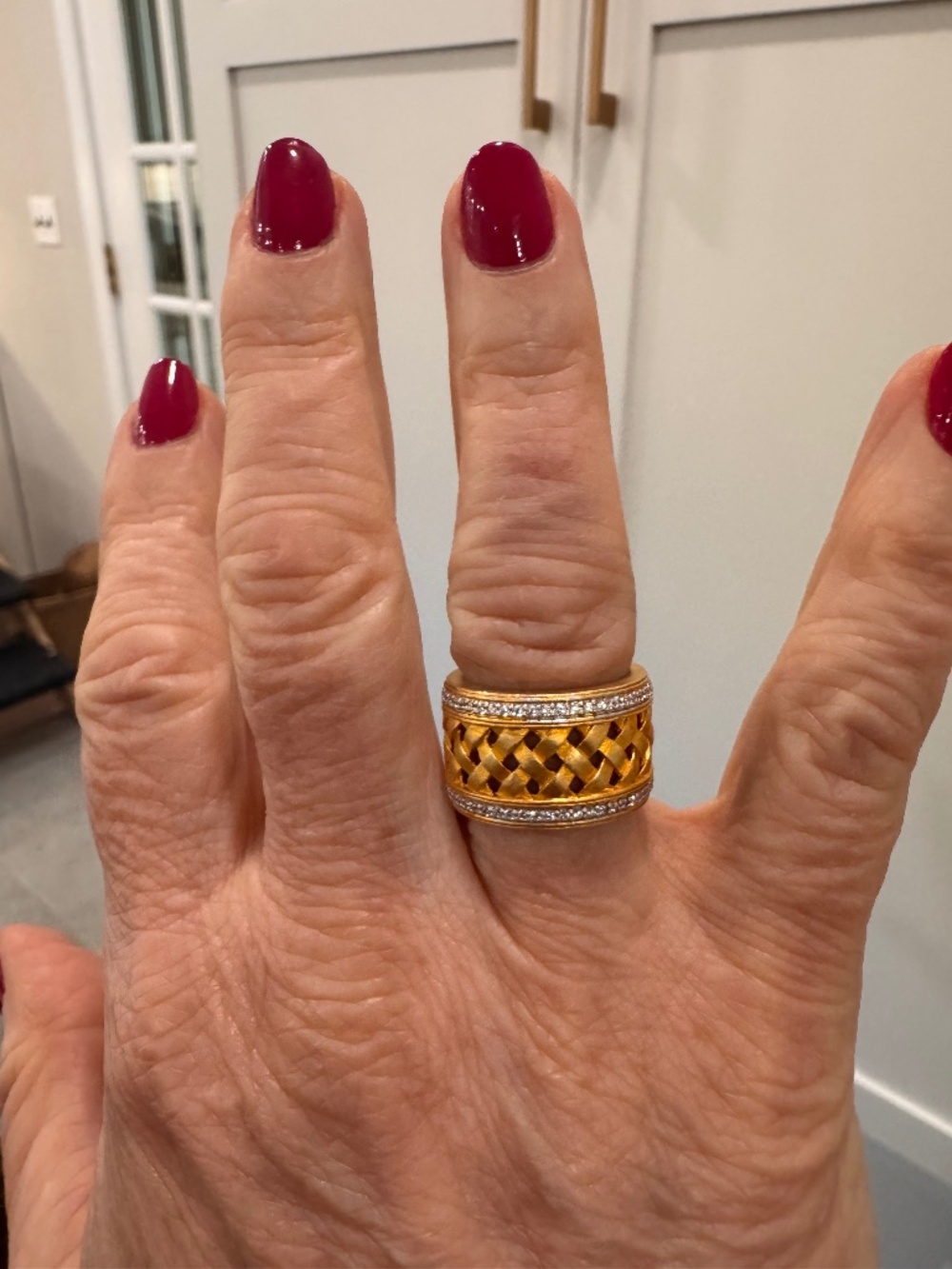Frieda Rothman cigar band ring size 6